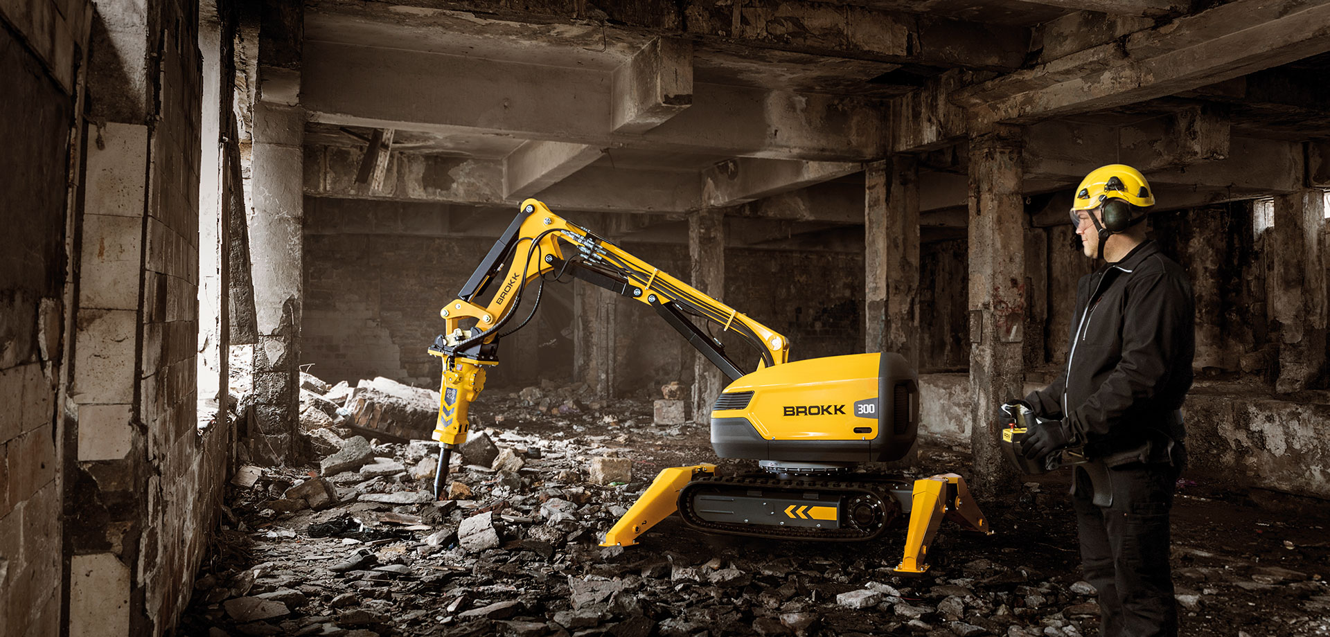 Brokk 160 Remote Controlled Demolition Robot